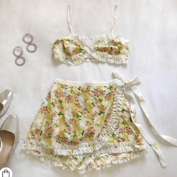 For Love And Lemons Tops - SOLD 🚫 BNWT For Love & Lemons Atlanta Set